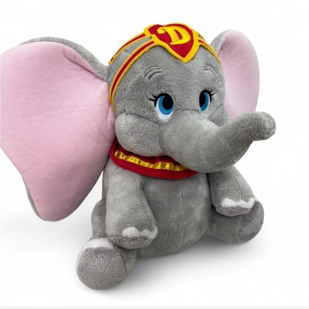 Disney Official Dumbo 2019 Live Action 12" Plush -Gray and Pink Toy Plush Animal